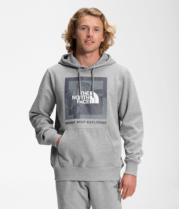 The North Face Hoodie Heren Recycled Climb Graphic OEBA25413 - Grijs